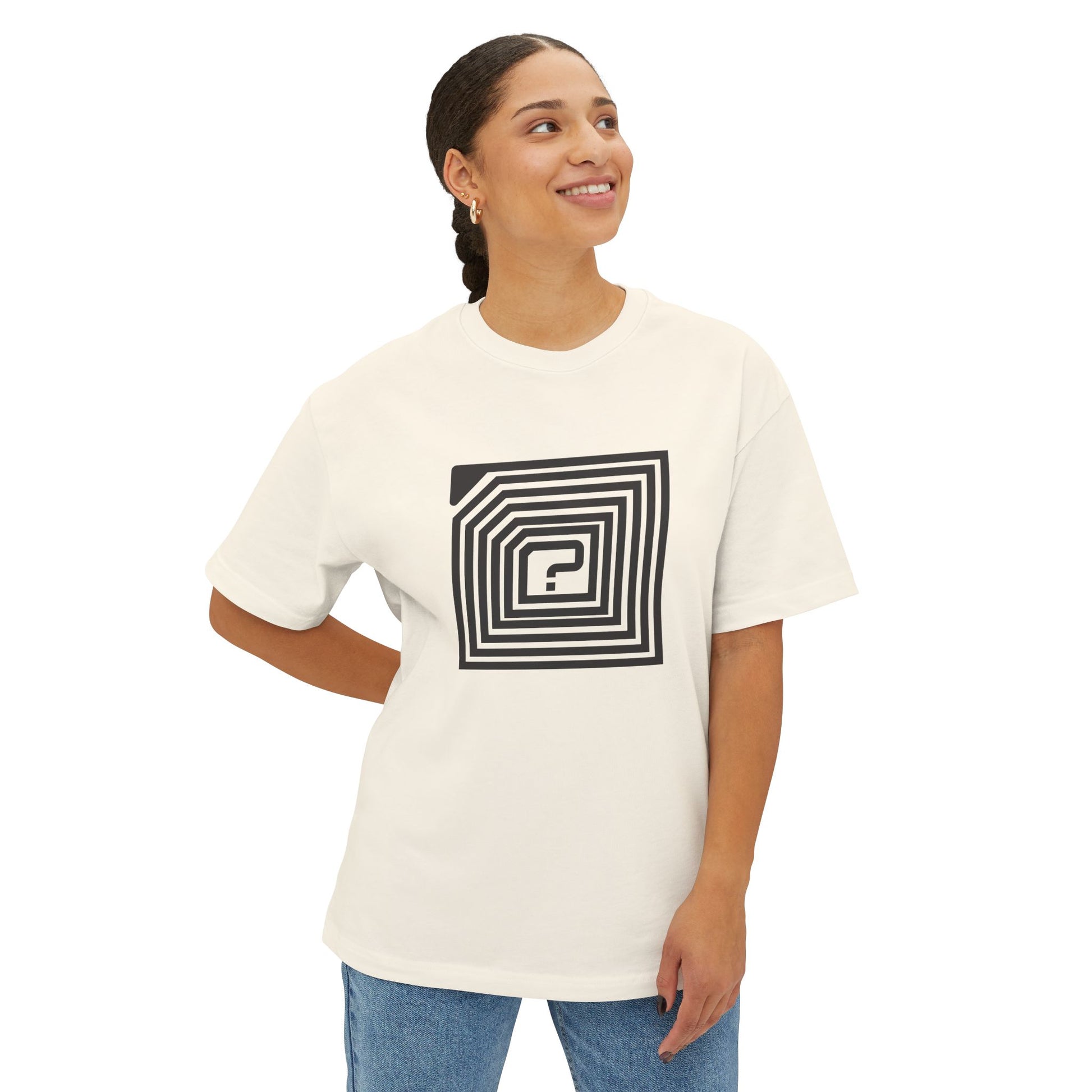 Microchip Design Statement Oversized Boxy Tee