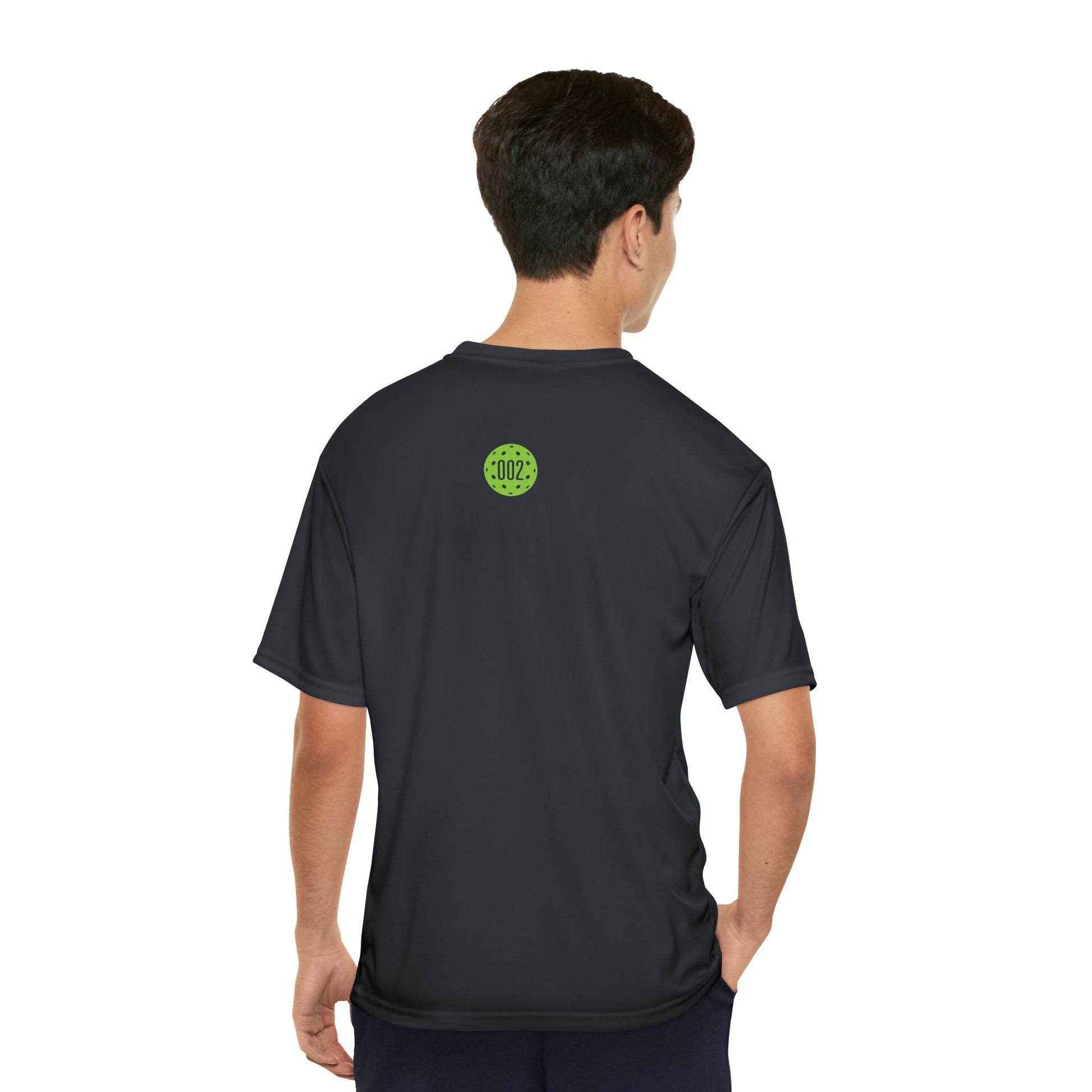 Pickleball ZeroZeroTwo Green Branded Men's Performance Sports T-Shirt