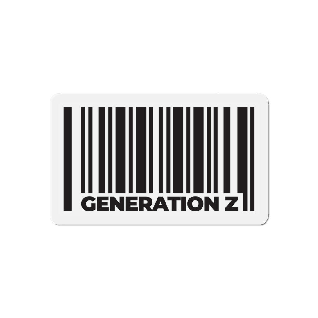 Generation Z Barcode Die-Cut Refrigerator Magnets