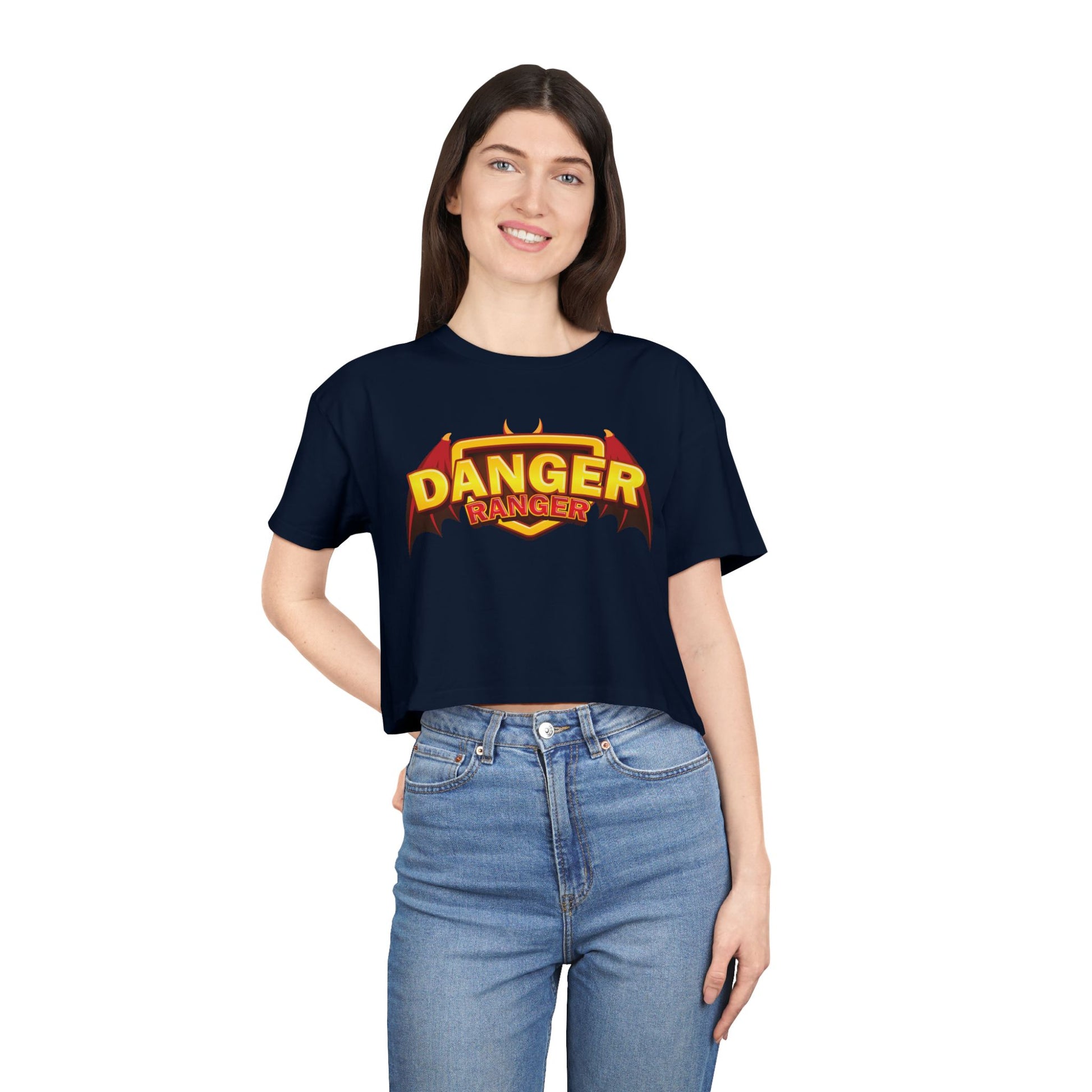 Danger Ranger Super Hero Women's Crop Tee