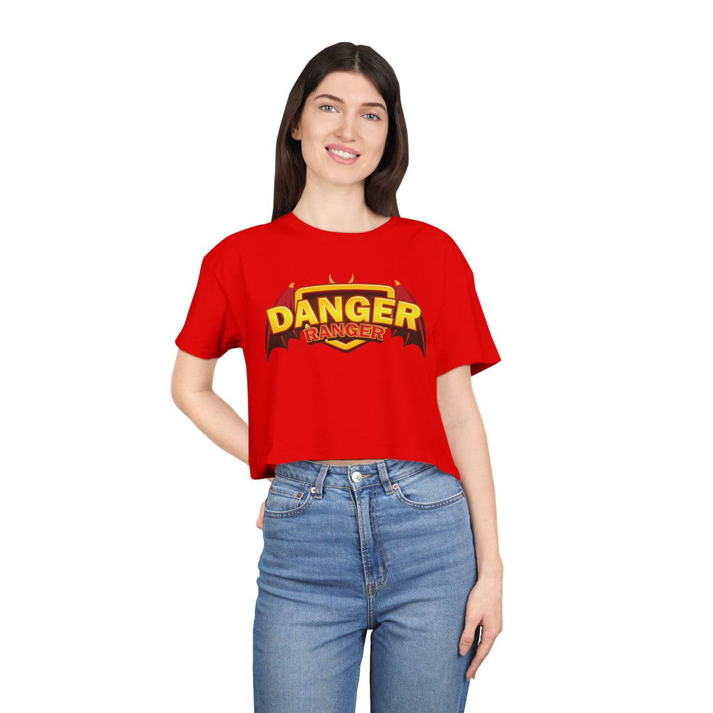 Danger Ranger Super Hero Women's Crop Tee