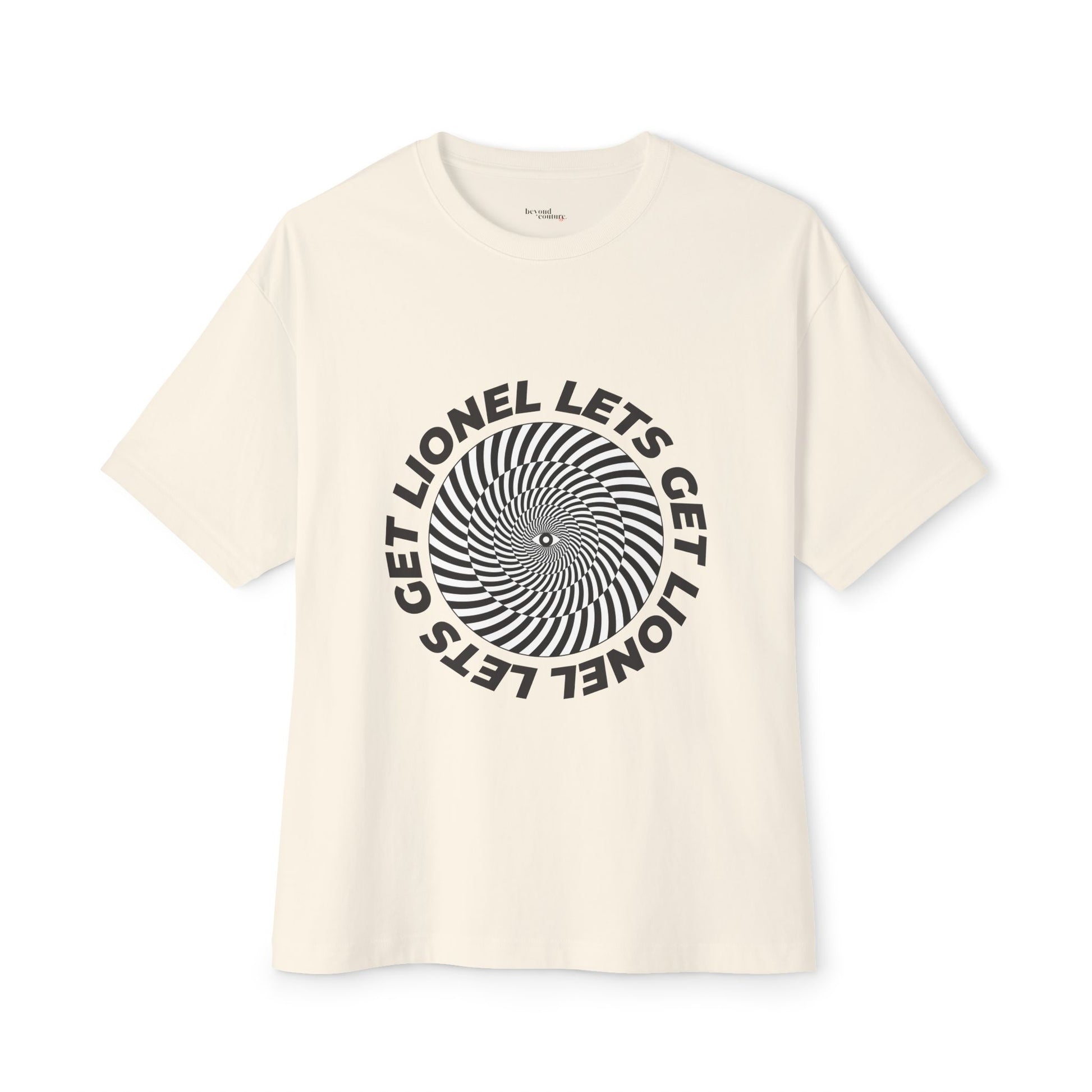 Let's Get Lionel Optical Illusion Statement Graphic Tee with Magic Eye