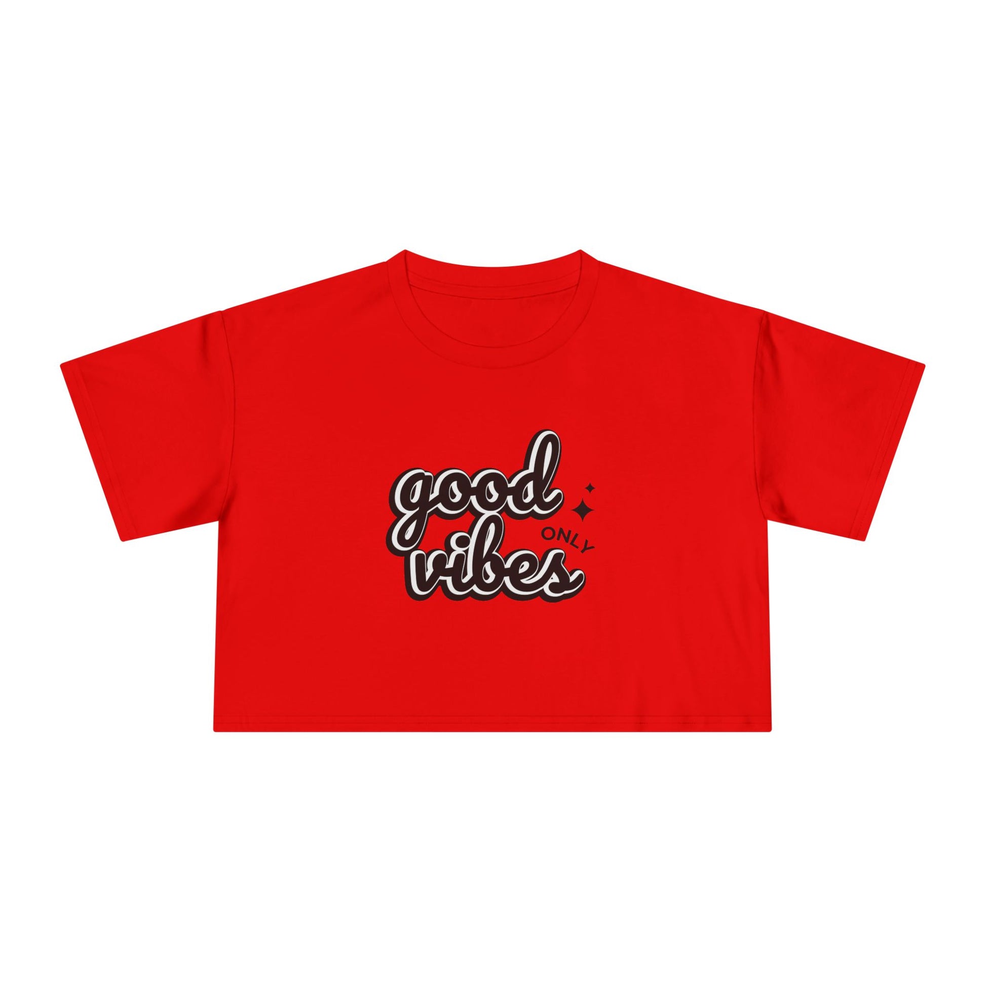 Good Vibes Only Women's Crop Tee