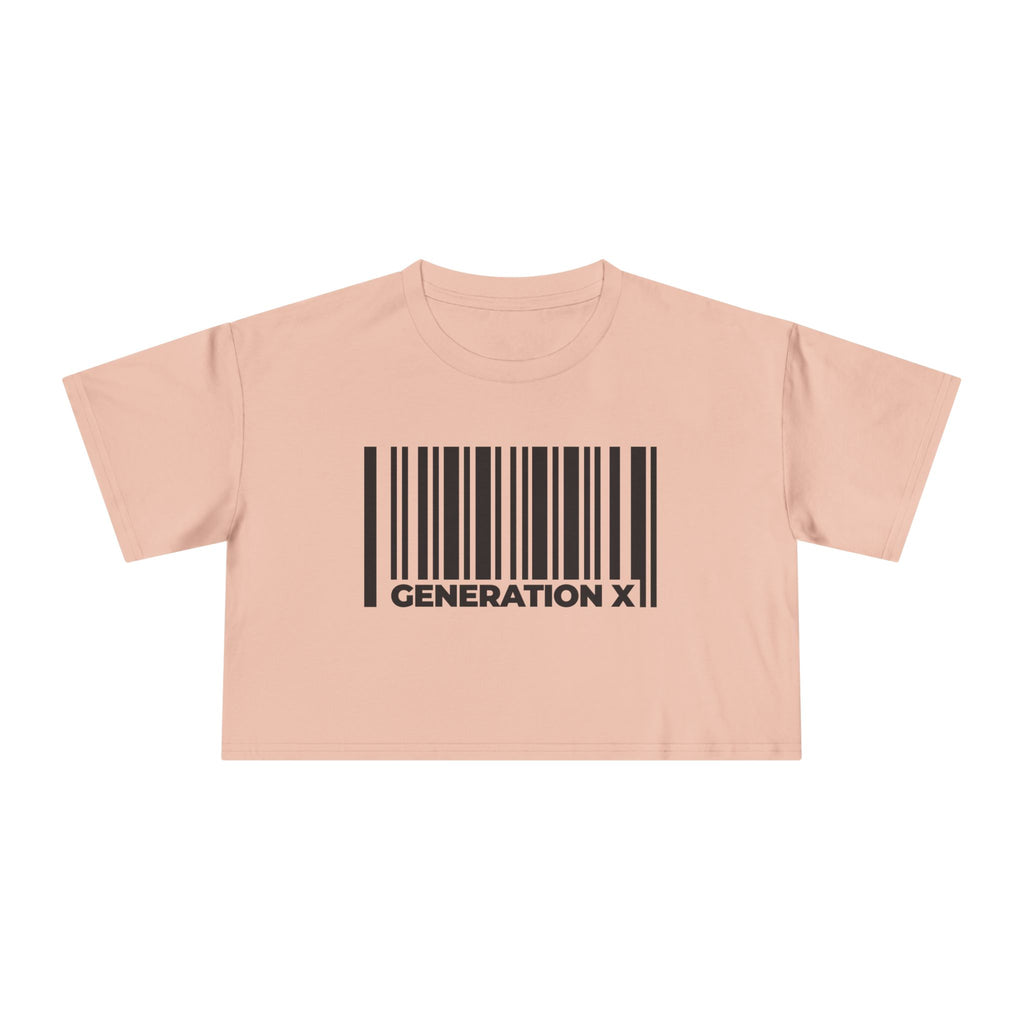 Generation X Barcode Women's Crop Tee