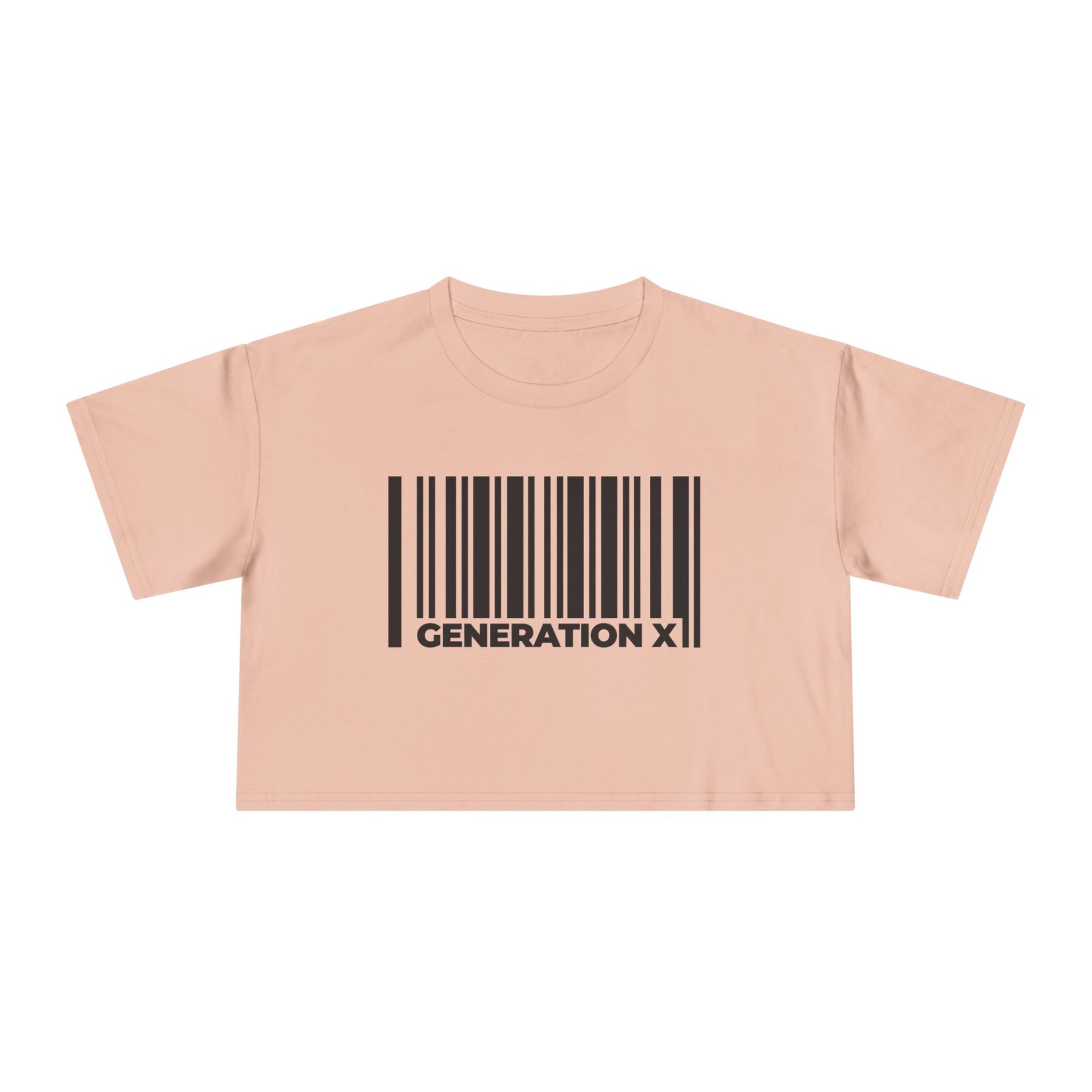 Generation X Barcode Women's Crop Tee