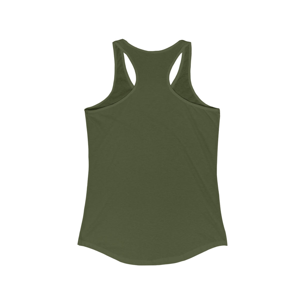 Born To Be Real Not Perfect. Women's Racerback Statement Tank