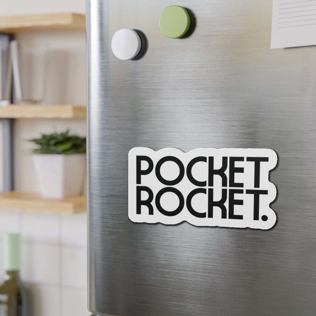 Pocket Rocket Statement Die-Cut Refrigerator Magnets
