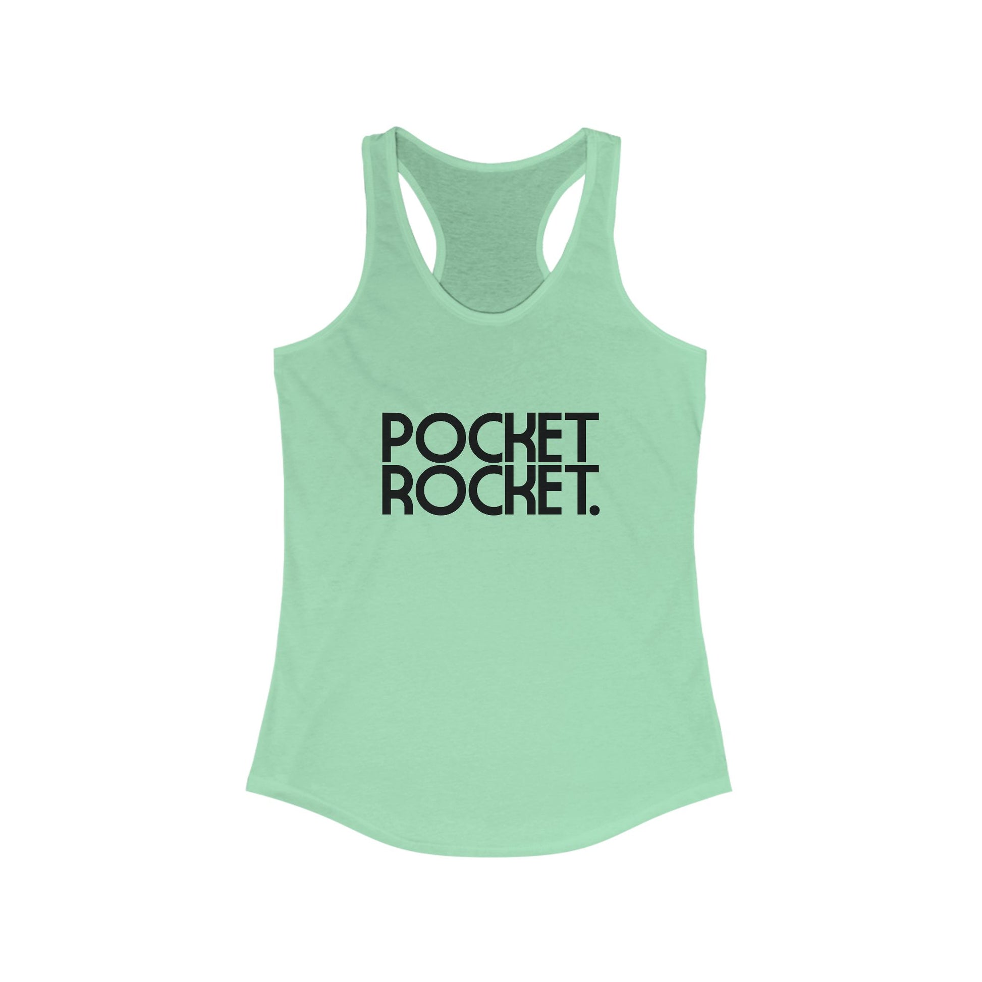 Pocket Rocket Women's Racerback Statement Tank