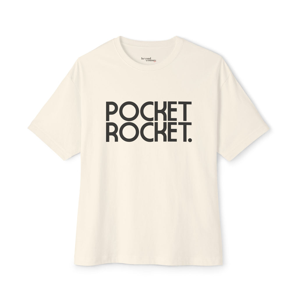 Pocket Rocket - Statement Unisex Oversized Boxy Tee