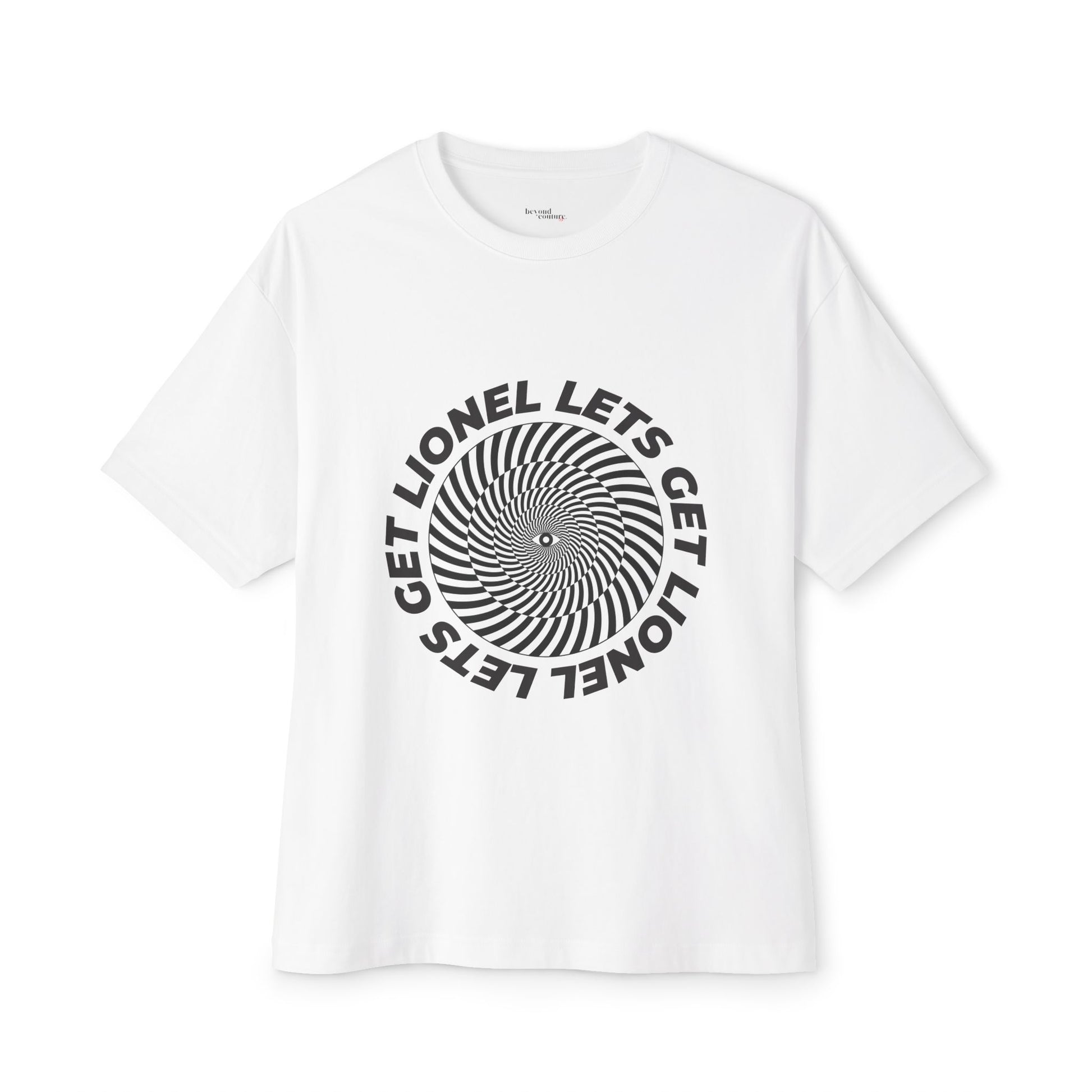 Let's Get Lionel Optical Illusion Statement Graphic Tee with Magic Eye