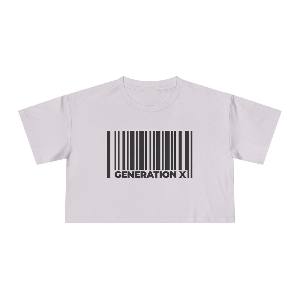 Generation X Barcode Women's Crop Tee