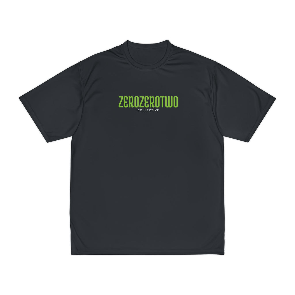 Pickleball ZeroZeroTwo Green Branded Men's Performance Sports T-Shirt