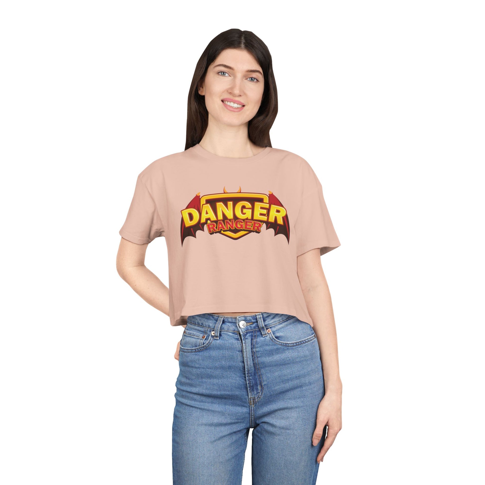 Danger Ranger Super Hero Women's Crop Tee