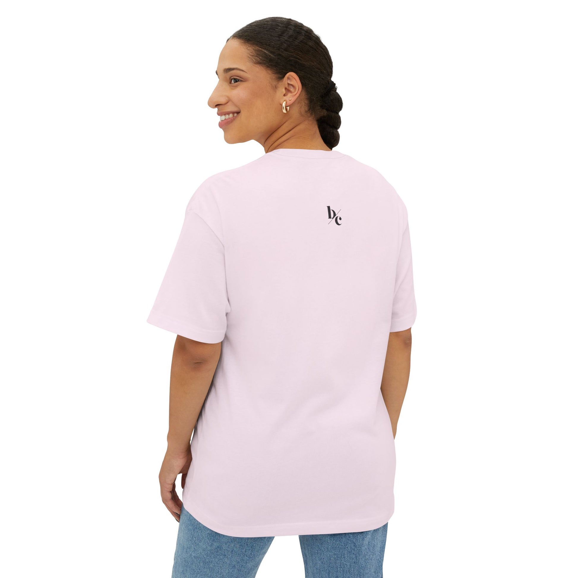 Born To Be Real Not Perfect Unisex Oversized Boxy Statement Tee