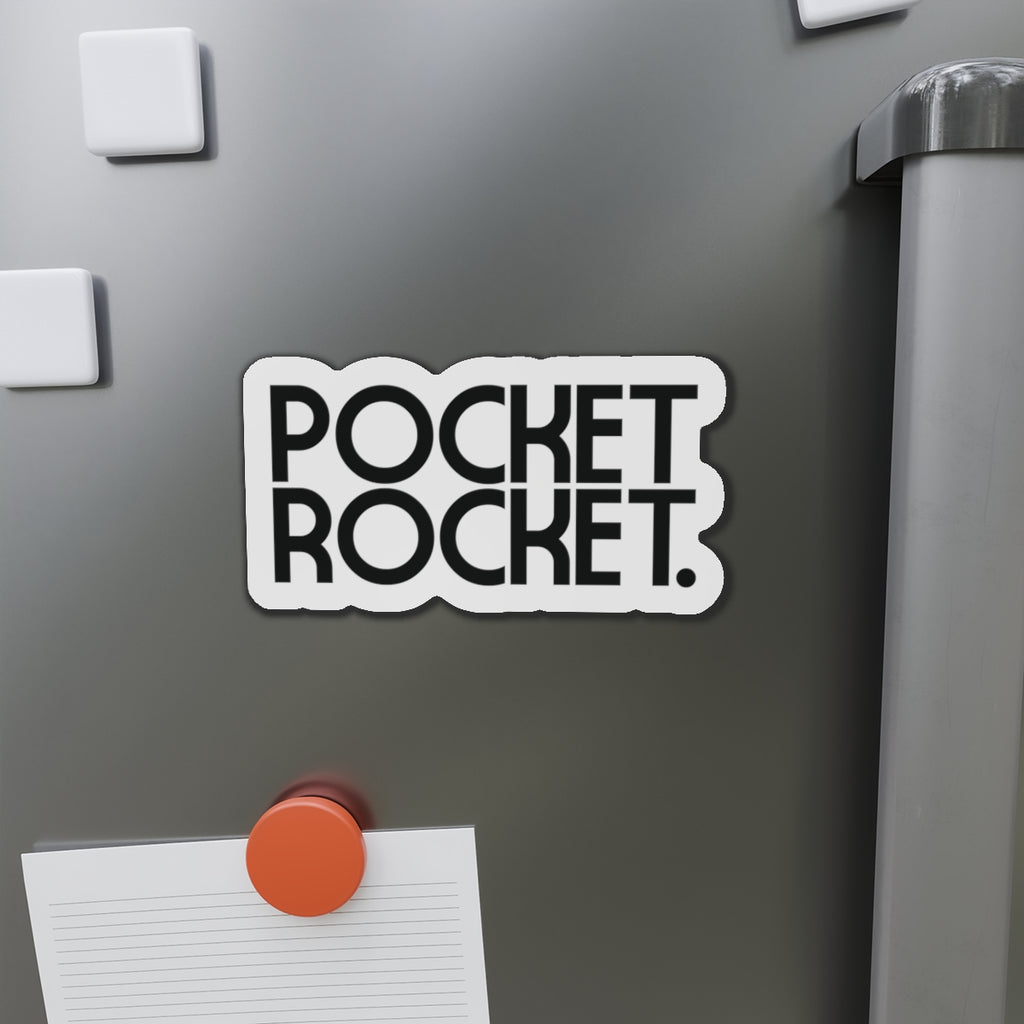 Pocket Rocket Statement Die-Cut Refrigerator Magnets