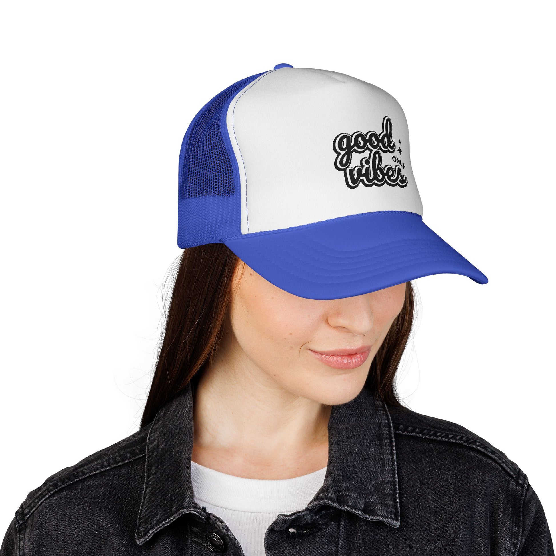 Good Vibes Only Unisex Adjustable Trucker Cap