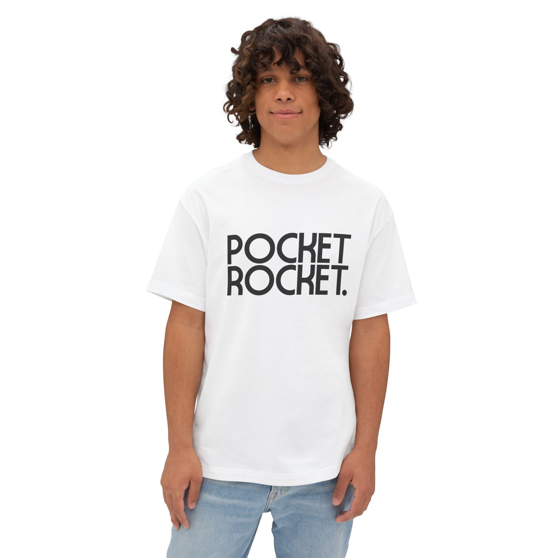 Pocket Rocket - Statement Unisex Oversized Boxy Tee