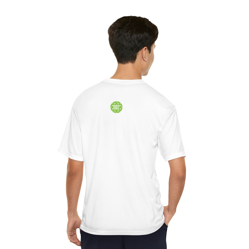 Pickleball ZeroZeroTwo Green Branded Men's Performance Sports T-Shirt