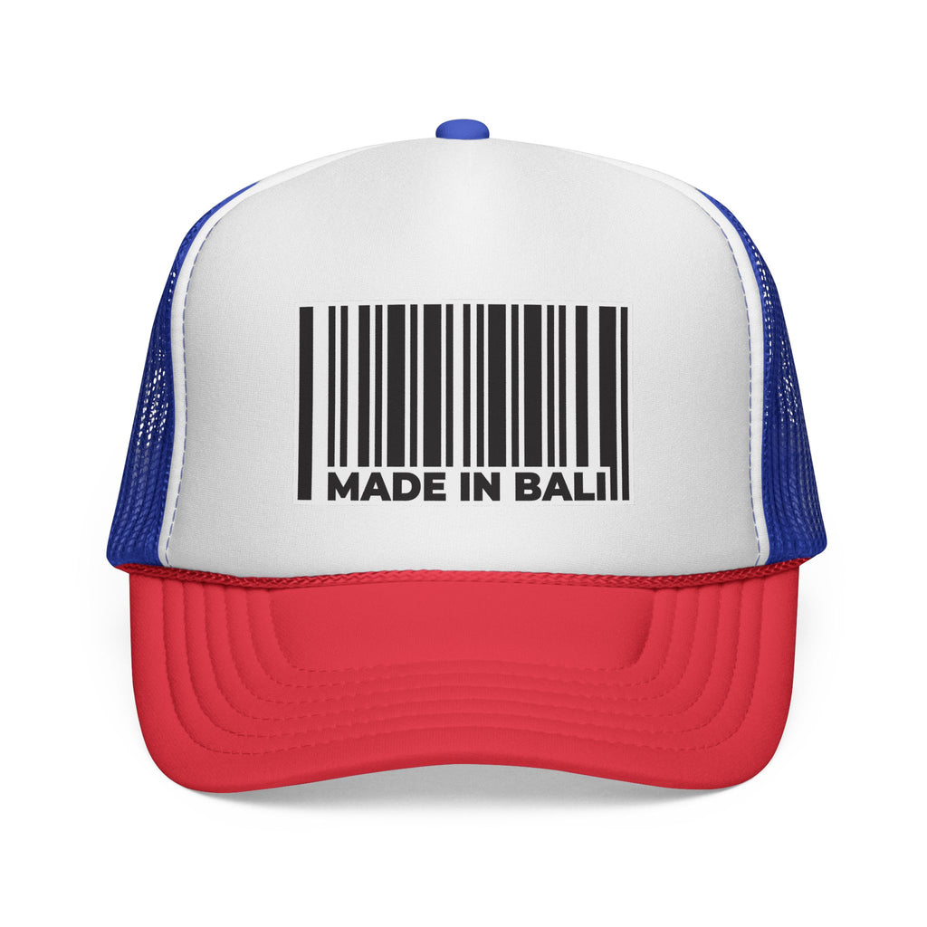 Made in Bali Barcode Statement Unisex Trucker Cap