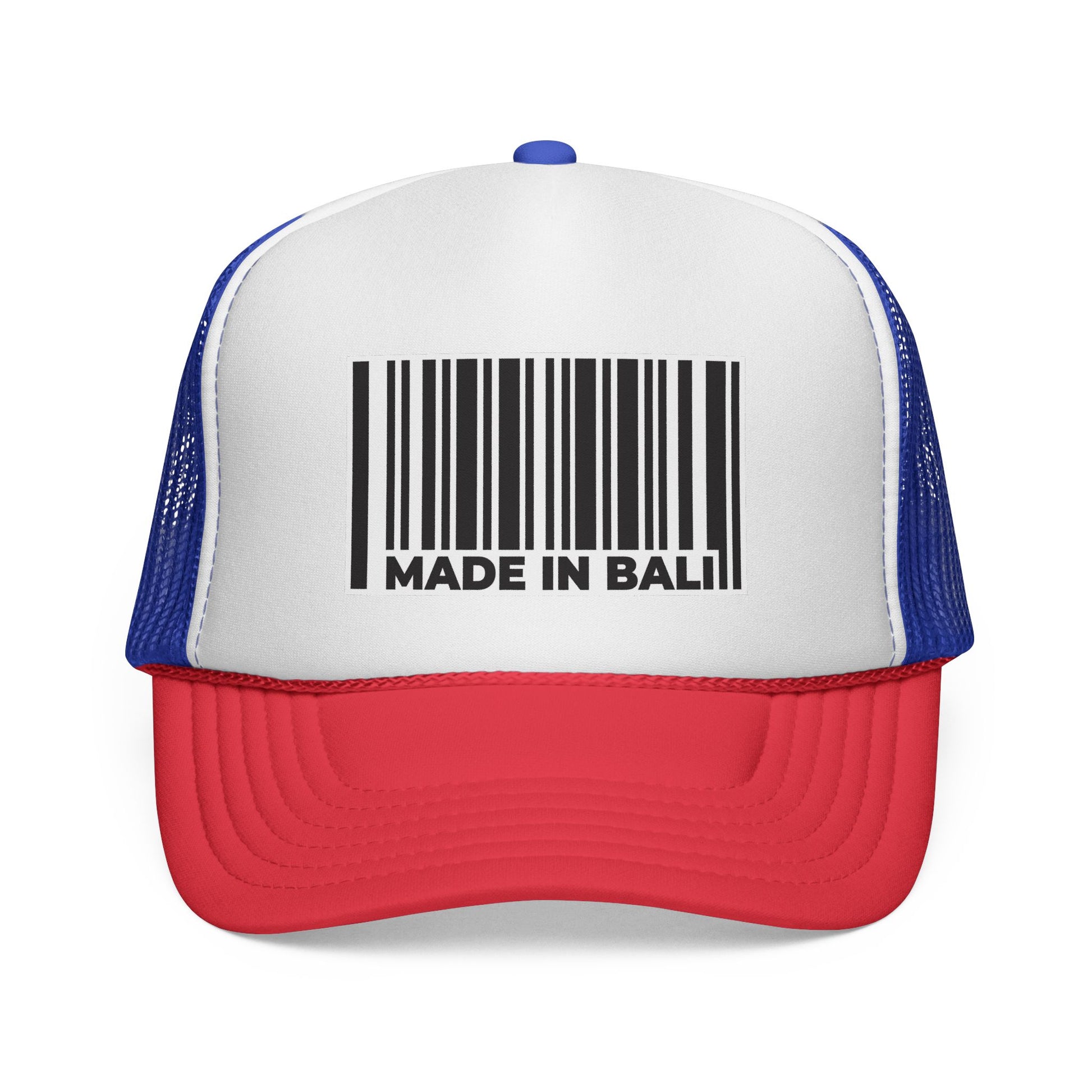 Made in Bali Barcode Statement Unisex Trucker Cap