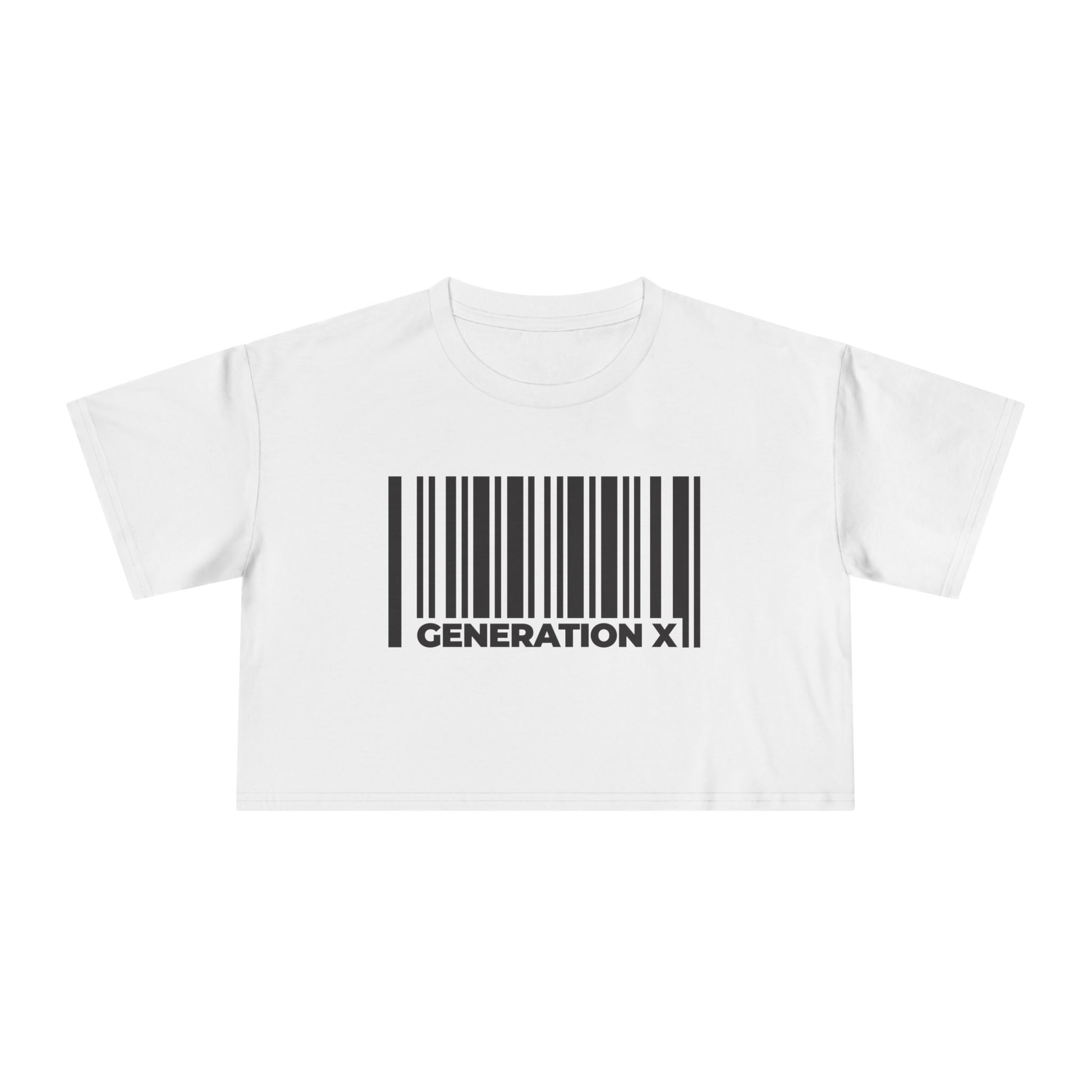 Generation X Barcode Women's Crop Tee