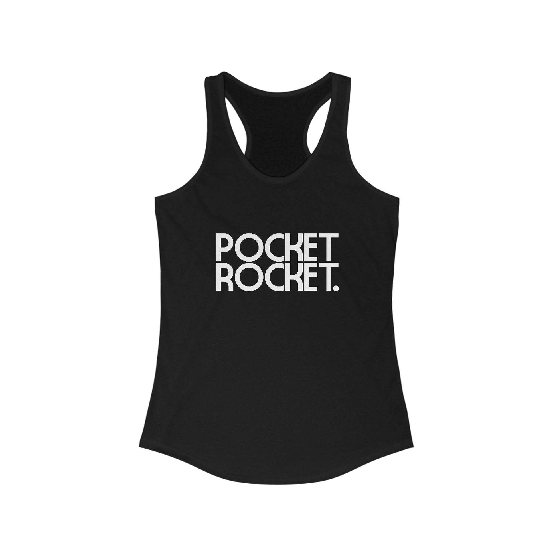 Pocket Rocket Women's Racerback Statement Tank
