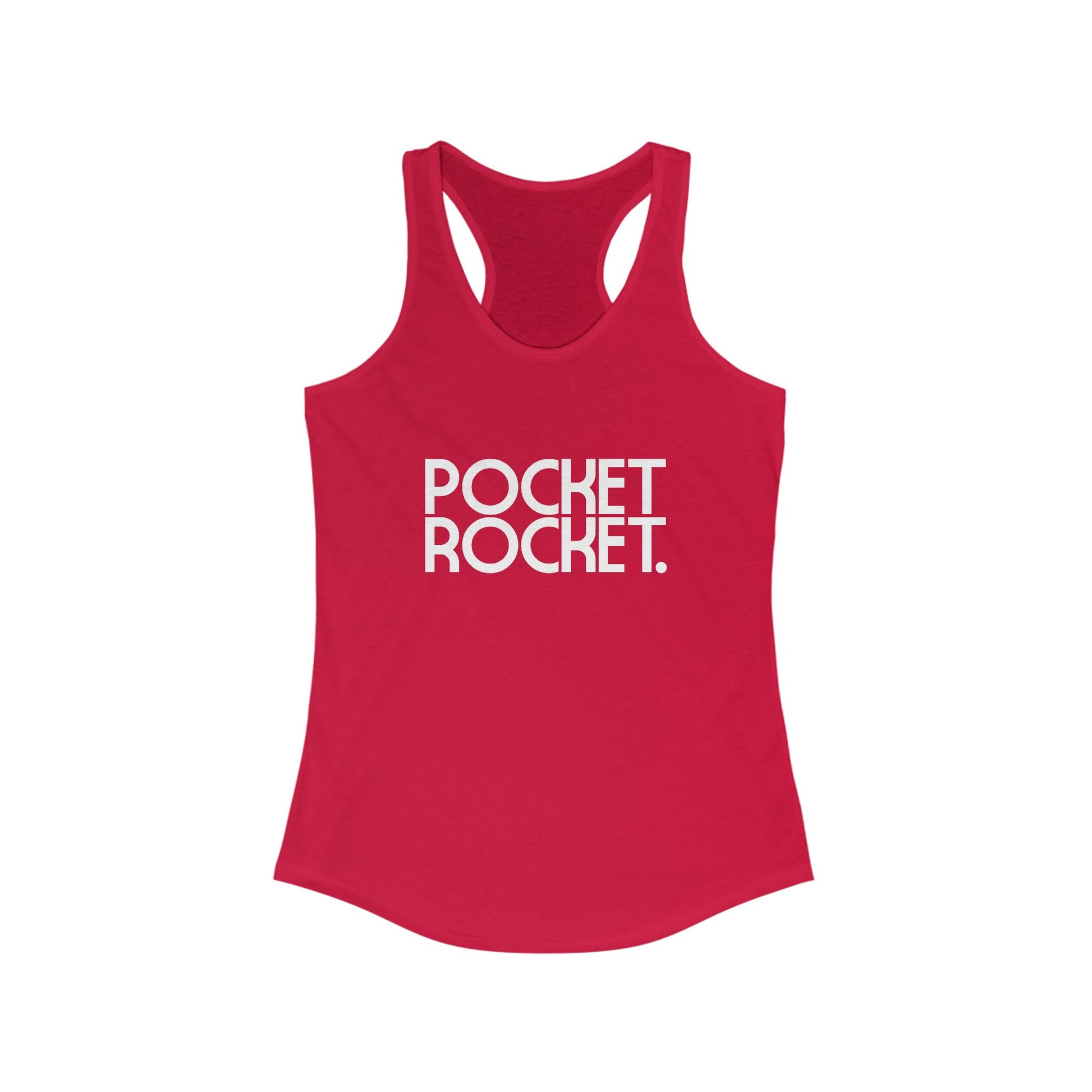 Pocket Rocket Women's Racerback Statement Tank
