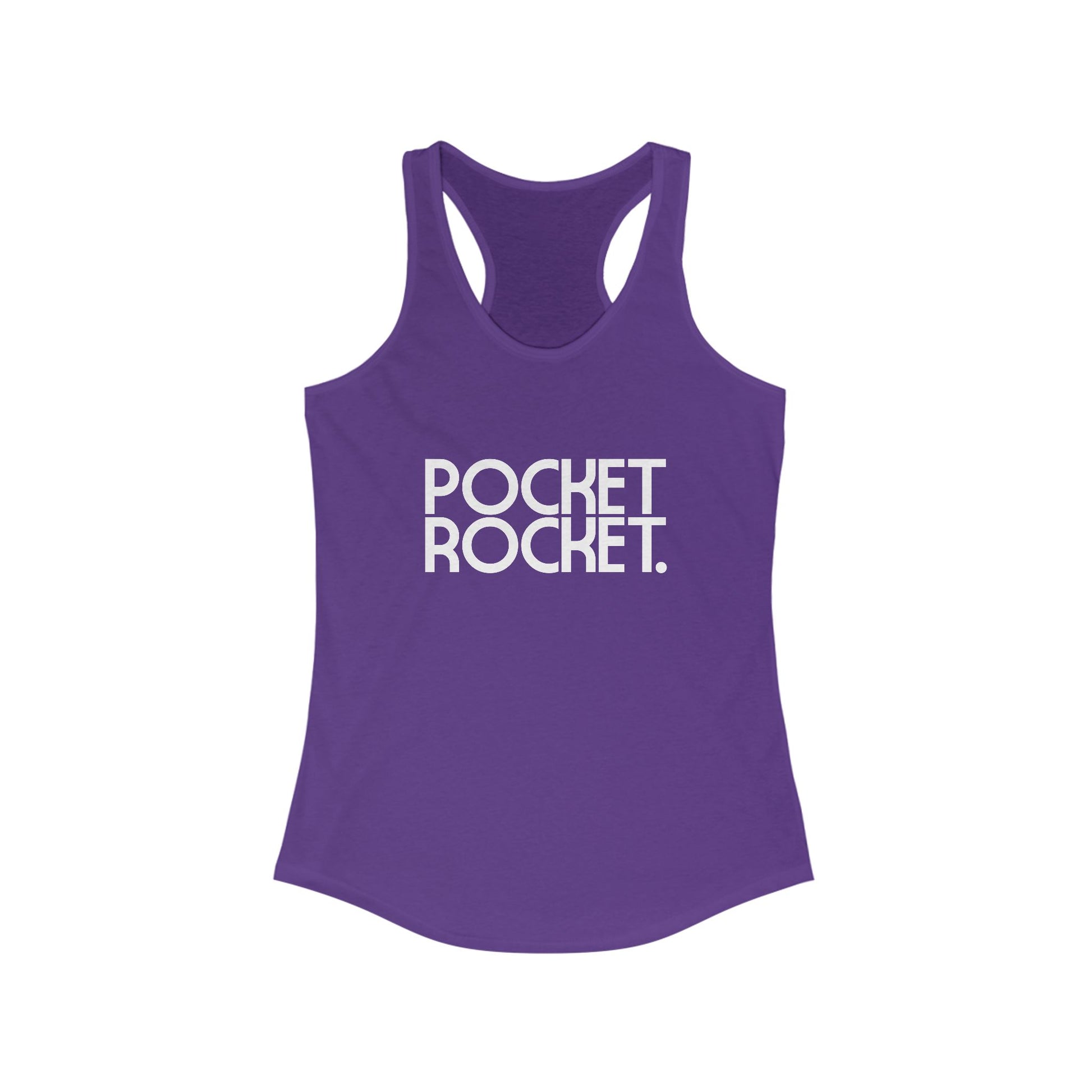 Pocket Rocket Women's Racerback Statement Tank