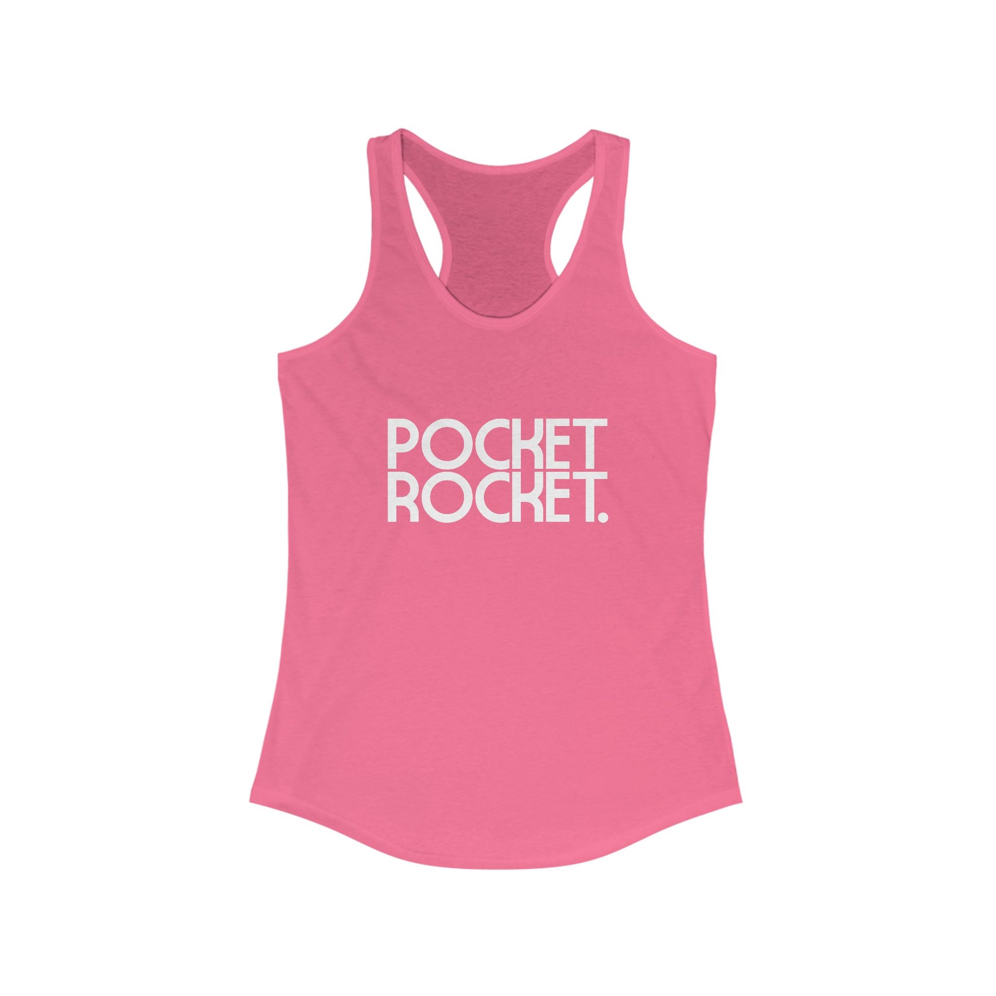 Pocket Rocket Women's Racerback Statement Tank