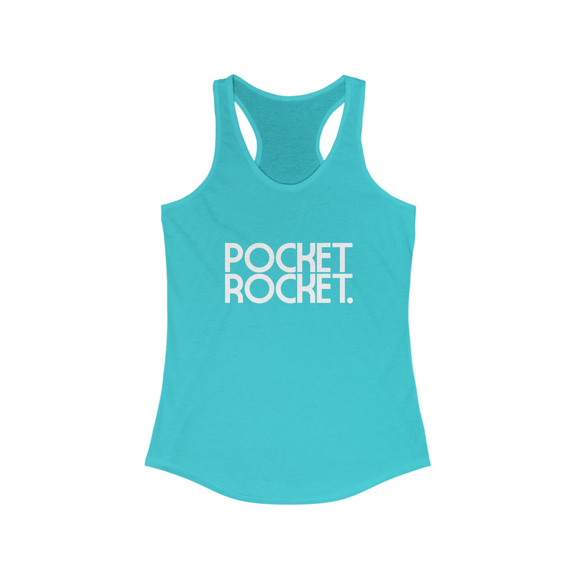 Pocket Rocket Women's Racerback Statement Tank
