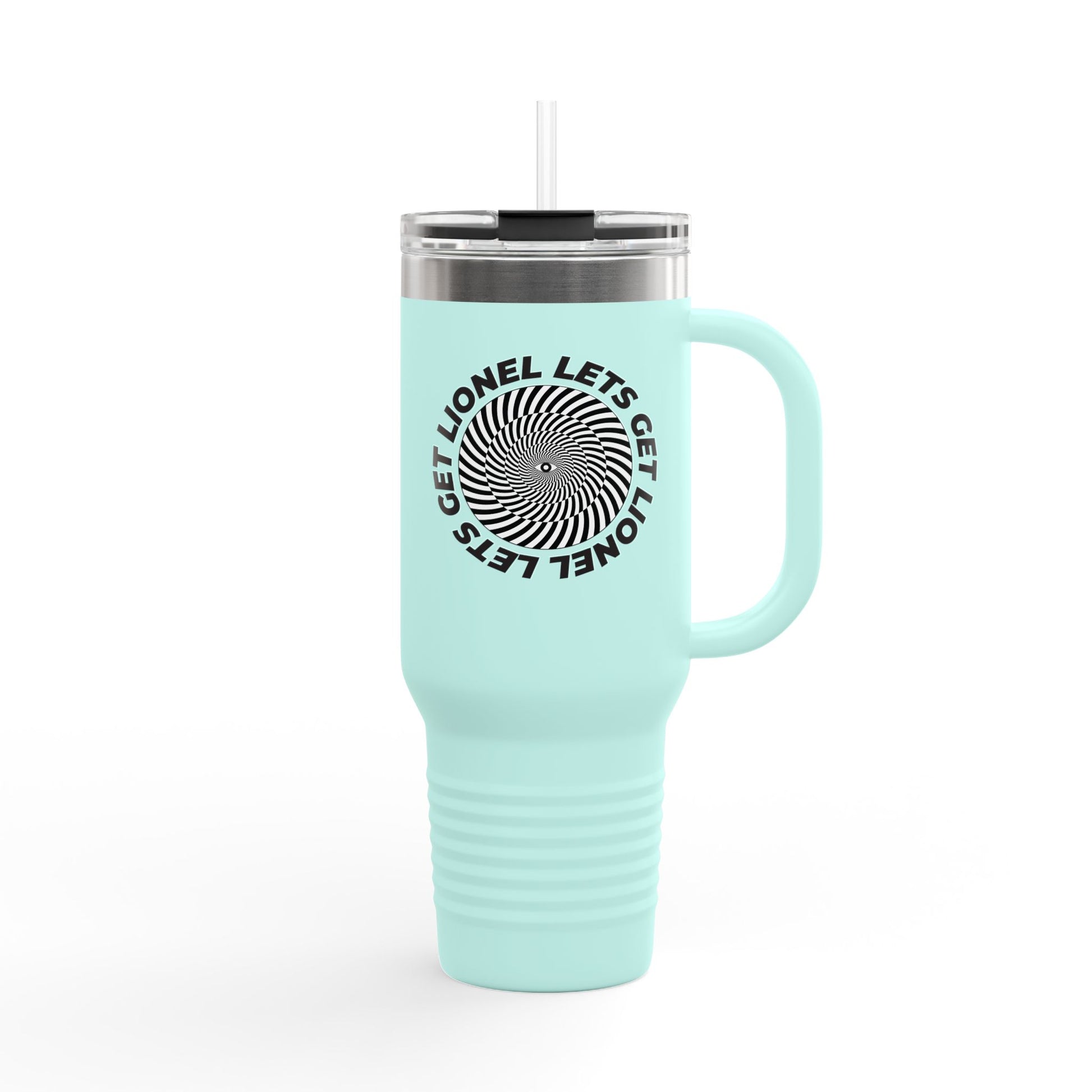 Let's Get Lionel Statement 40oz Insulated Travel Mug