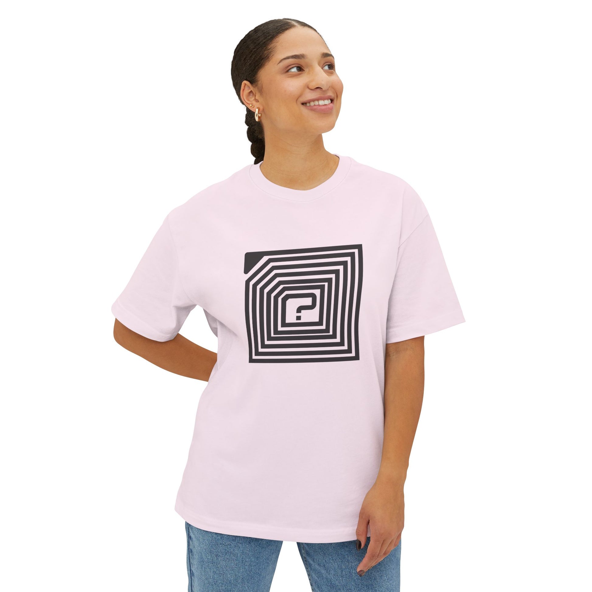 Microchip Design Statement Oversized Boxy Tee