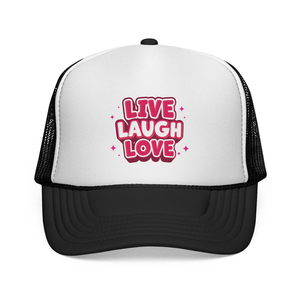 Live Laugh Love Unisex Adjustable Trucker Cap