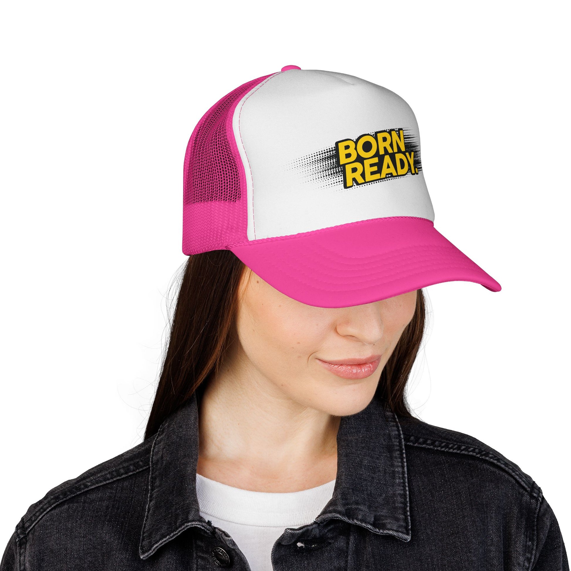 Born Ready Unisex Adjustable Trucker Cap